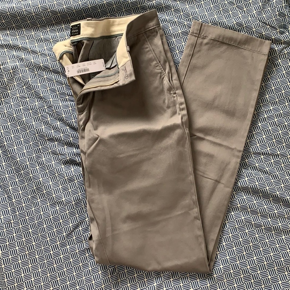 Men’s J.Crew Grey Chino pants 32W x 34L